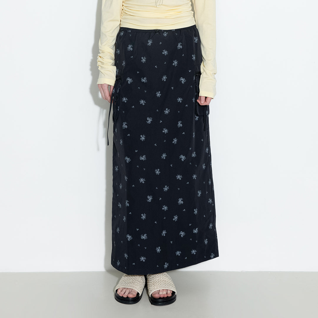 A-line Floral Skirt-9