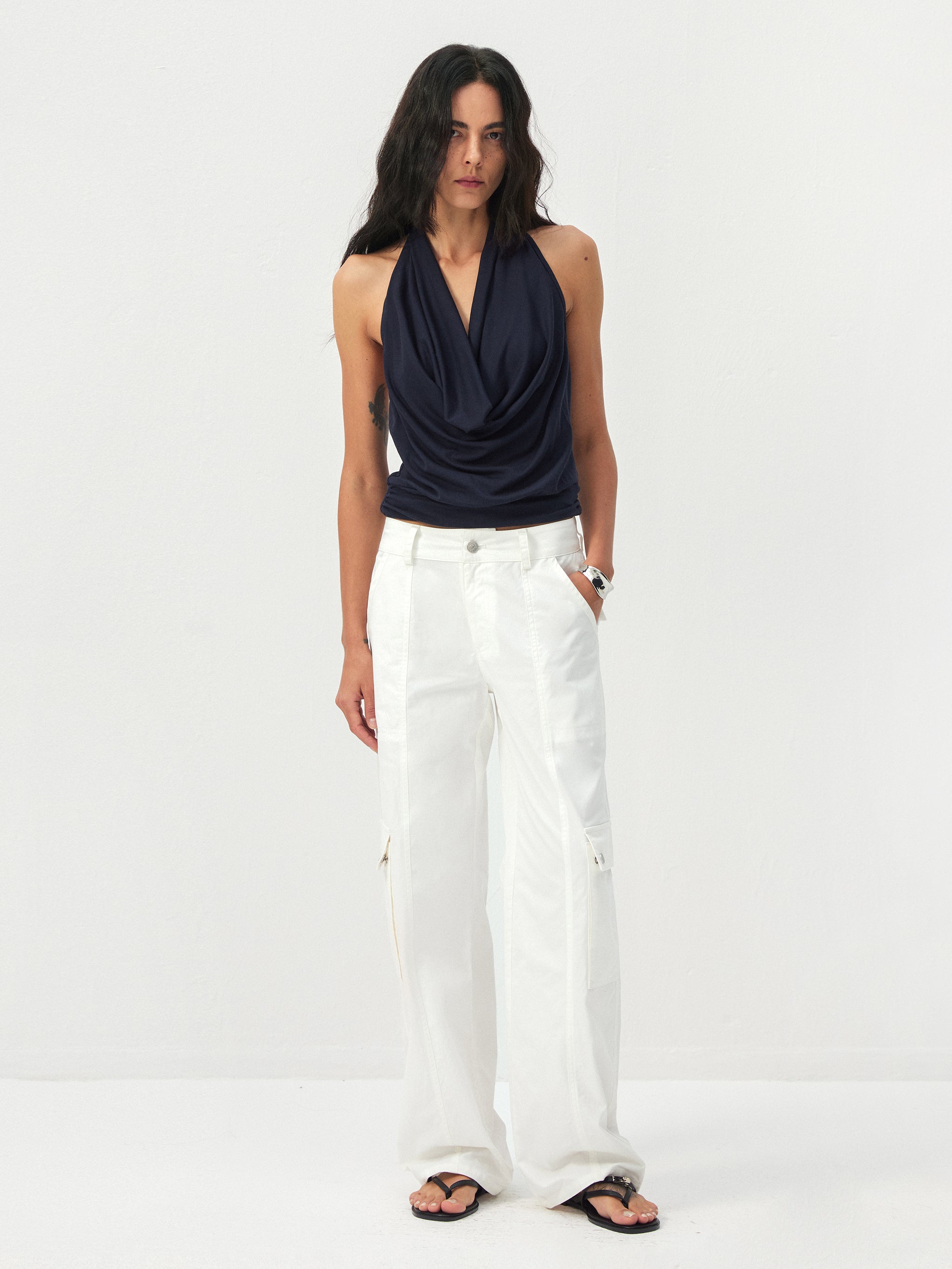 CUBIC 100% Cotton Casual Cargo Pants-11