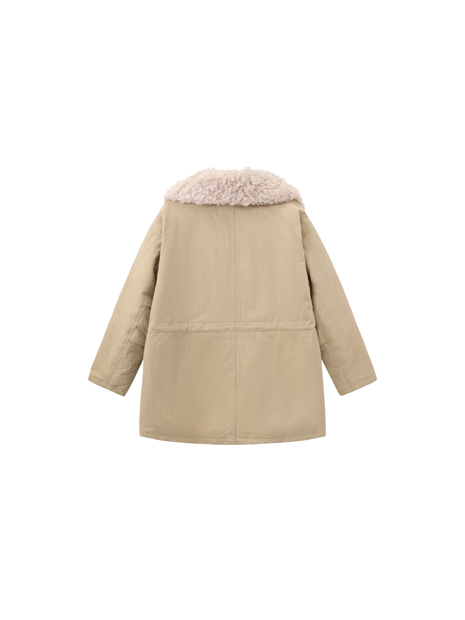 Loose-Fit Reversible Shearling Workwear Jacket-7