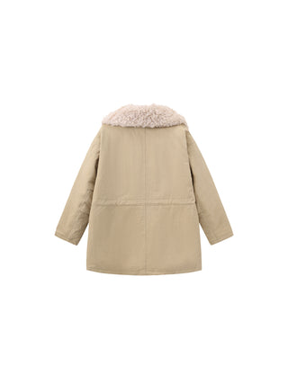 Loose-Fit Reversible Shearling Workwear Jacket