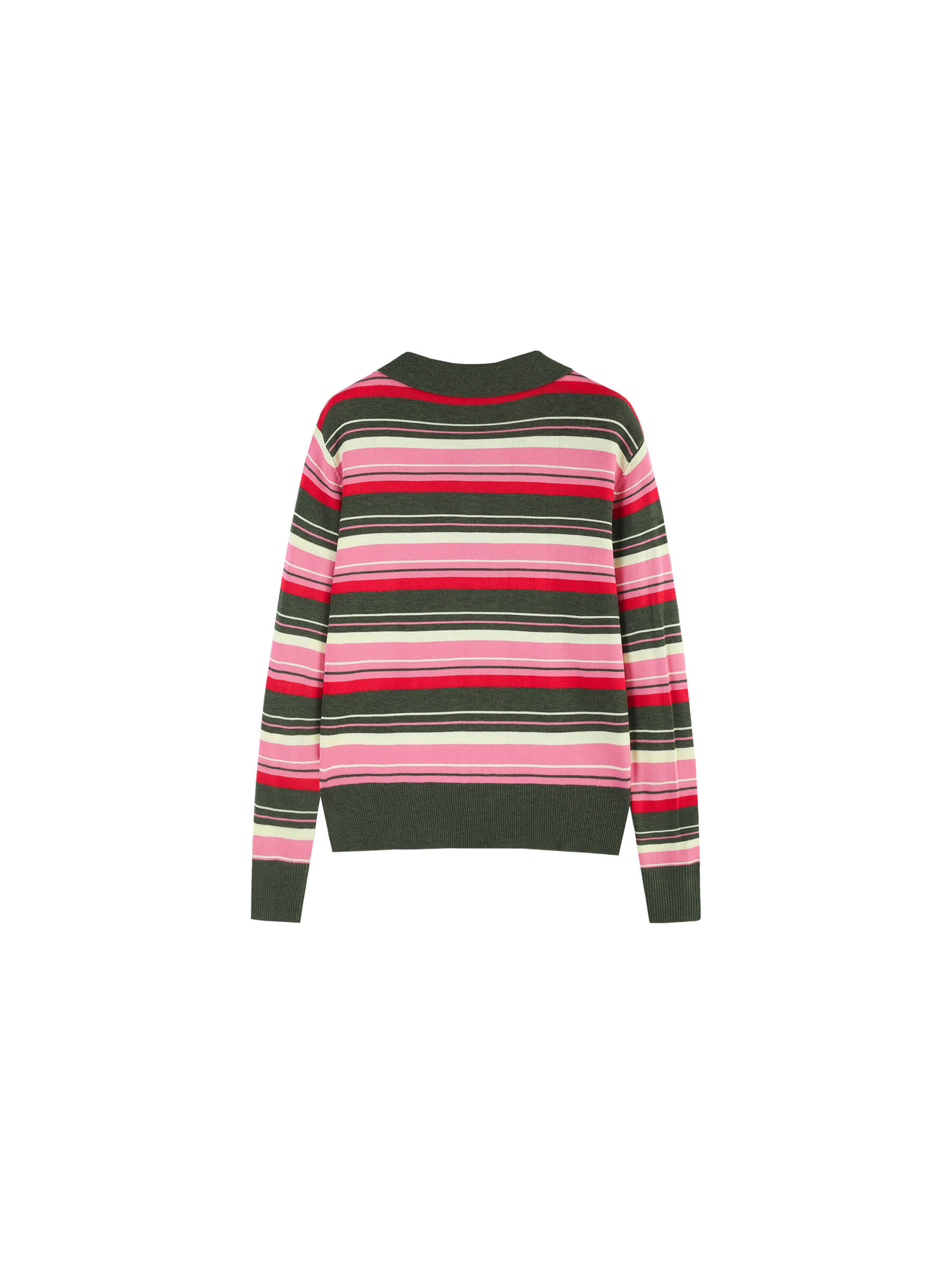Striped Knitwear Jumper with Wool Blend-9