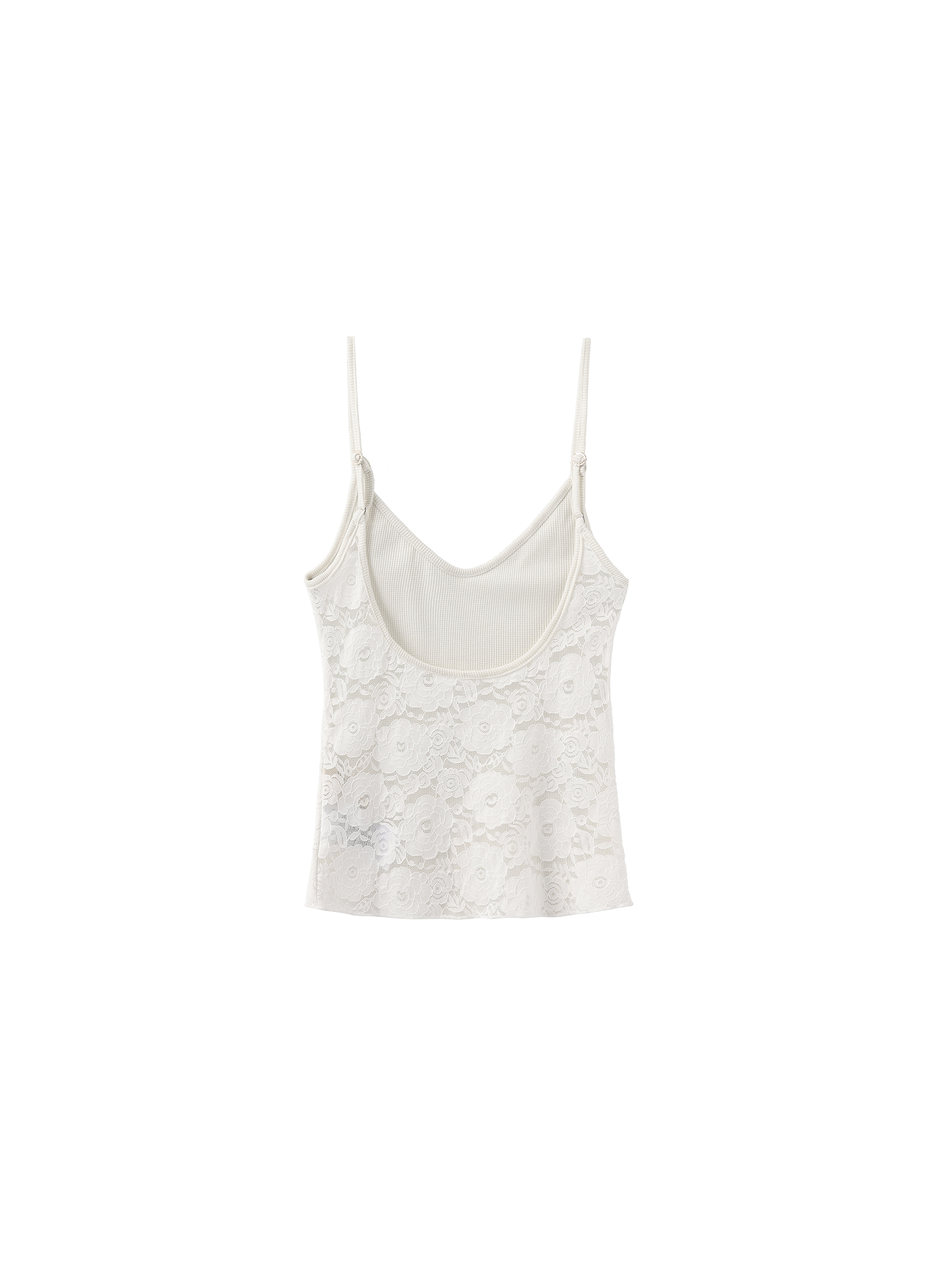 Lace Slim-Fit V-Neck Cami Top-8