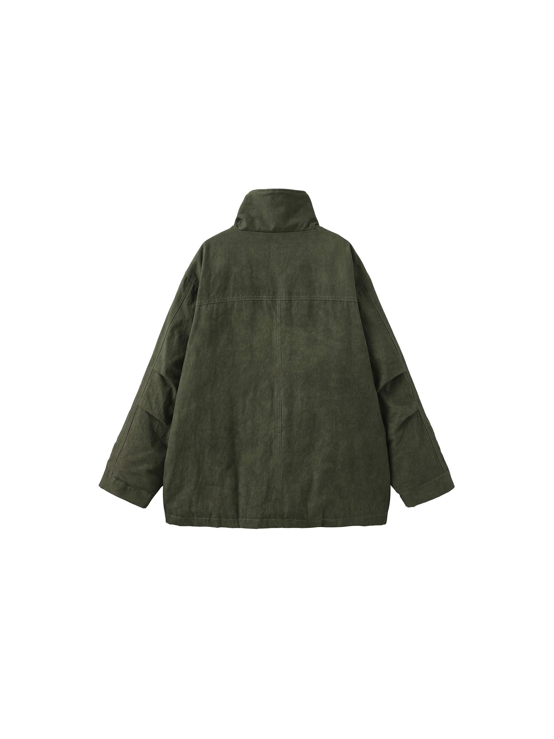 Short High Neck Puffer Jacket-9