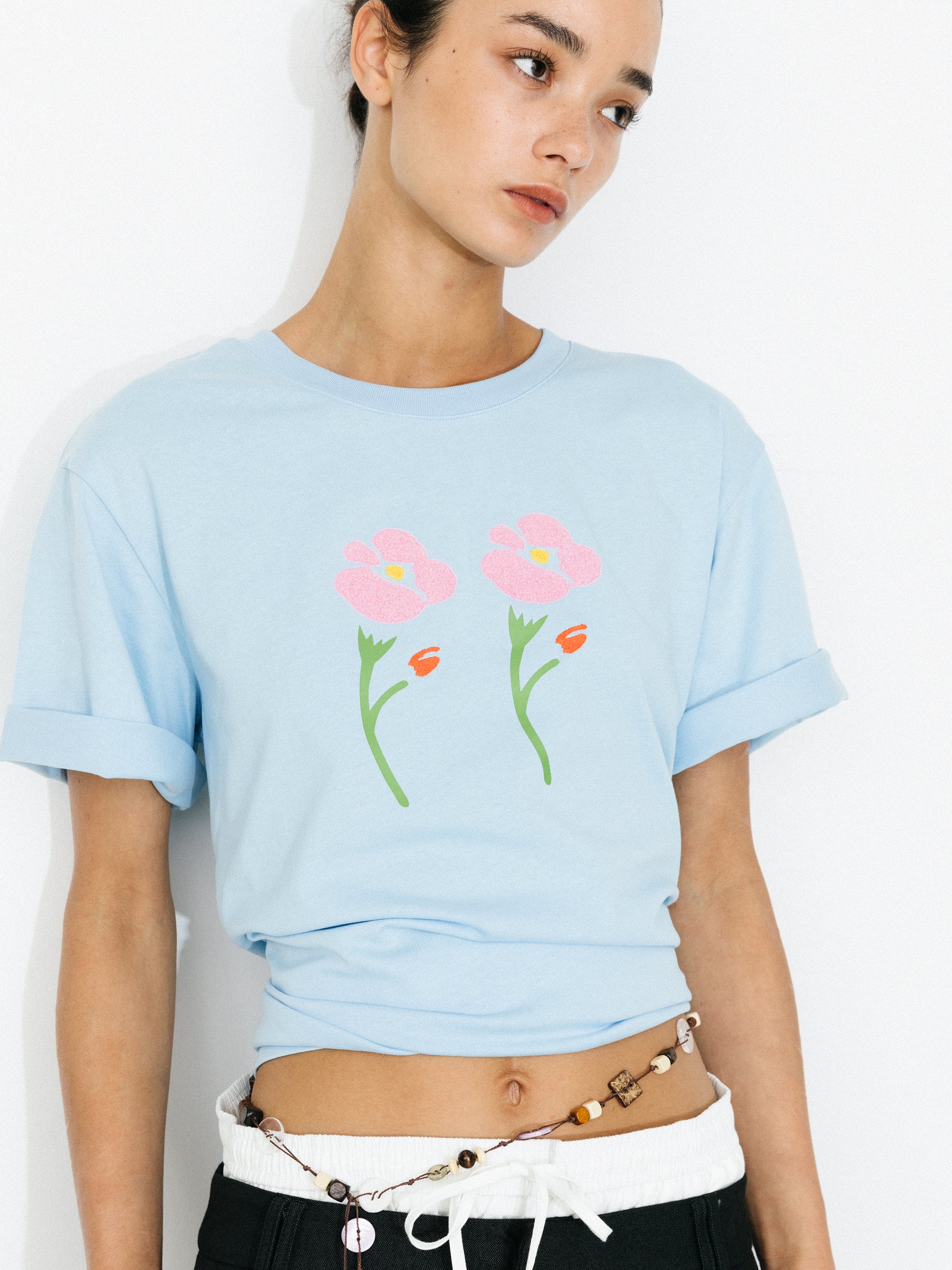 Oversized Flowers T-shirt-8