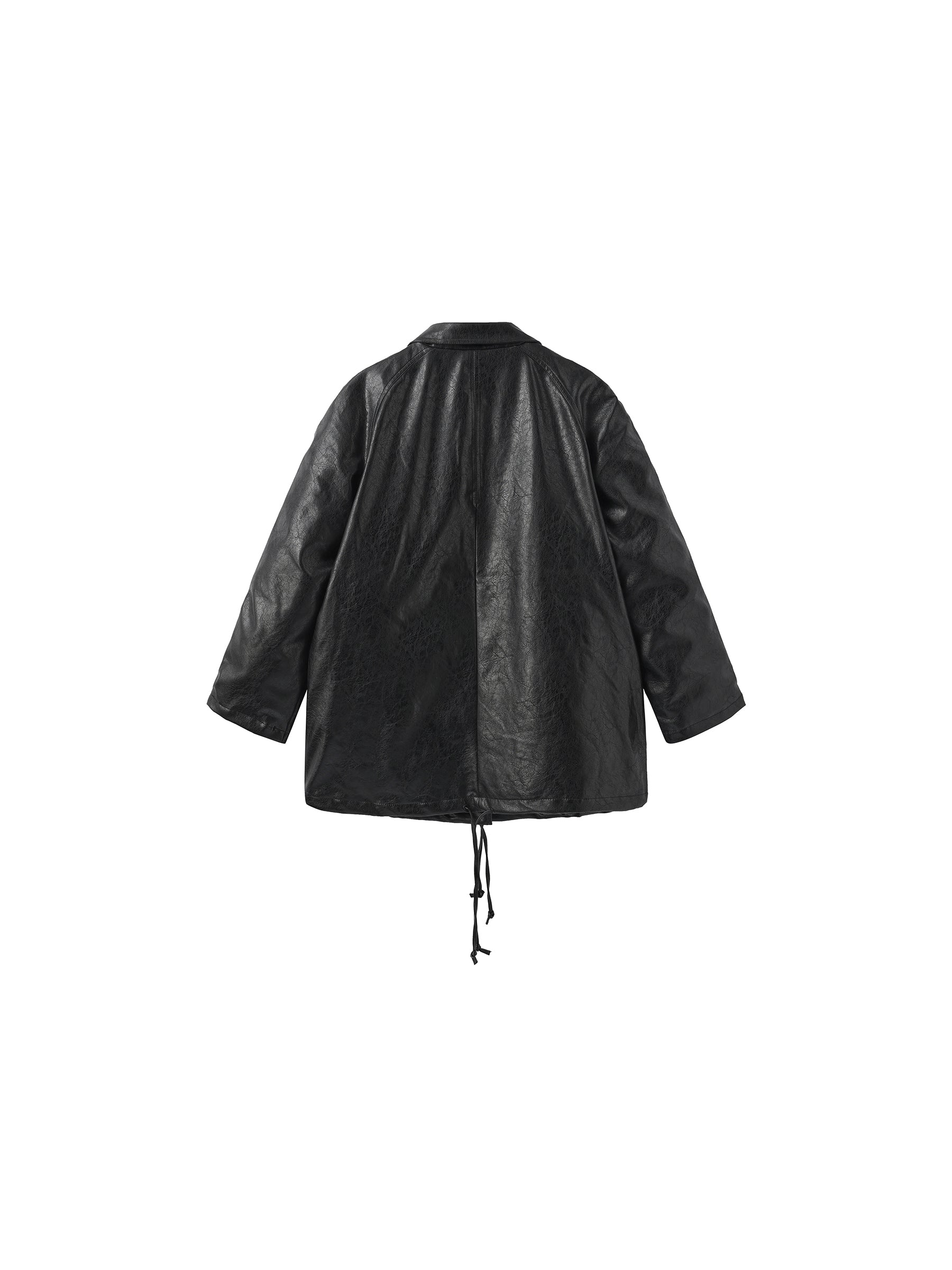 Black Tailored Down Jacket-9