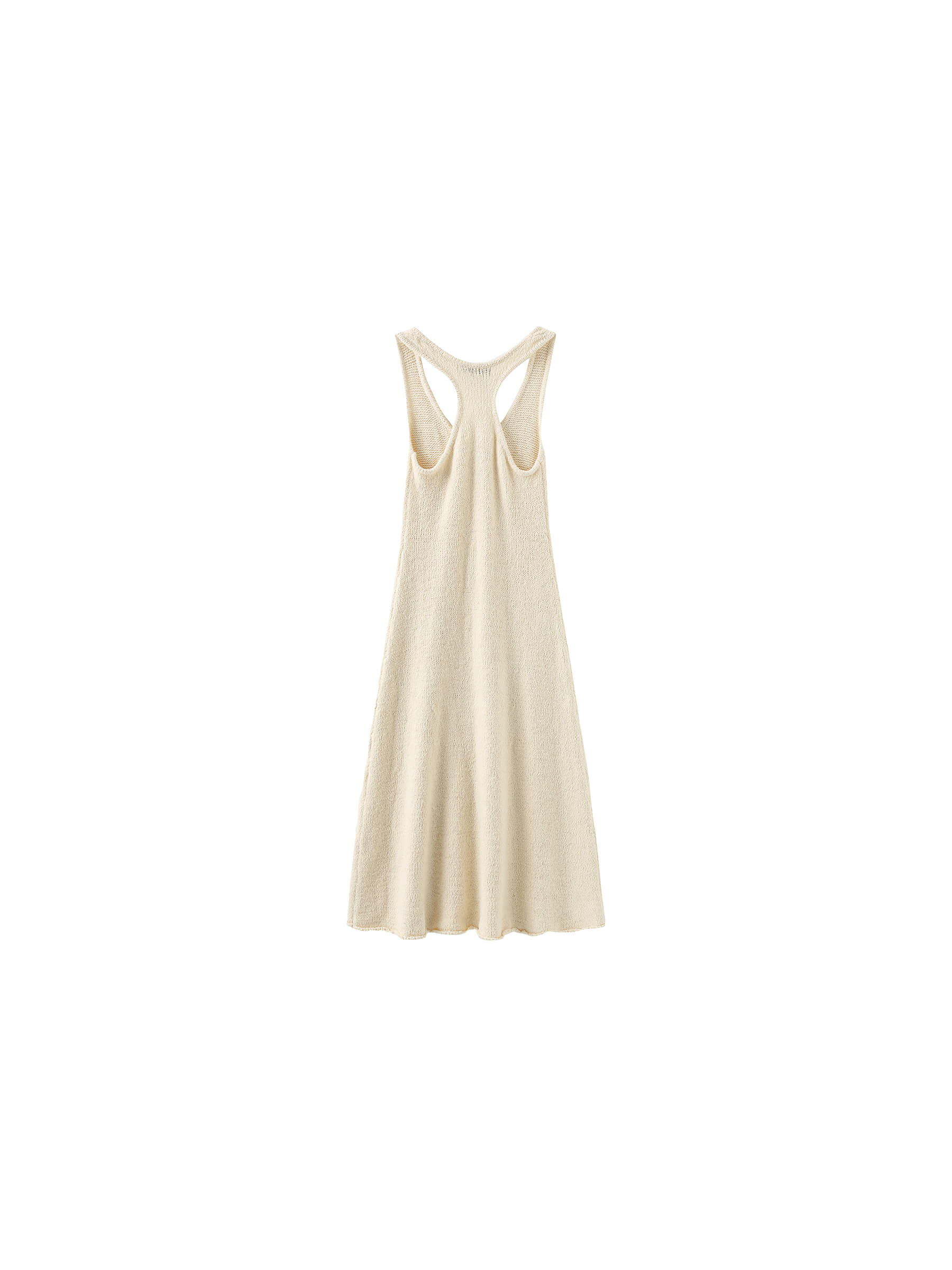Fitted Maxi Dress with Cotton Blend-7