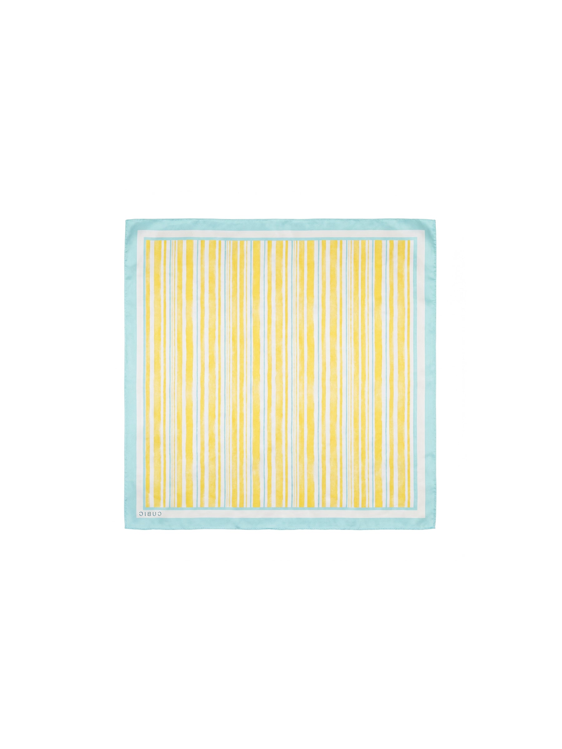 CUBIC Silk Striped Bandana Scarf-8