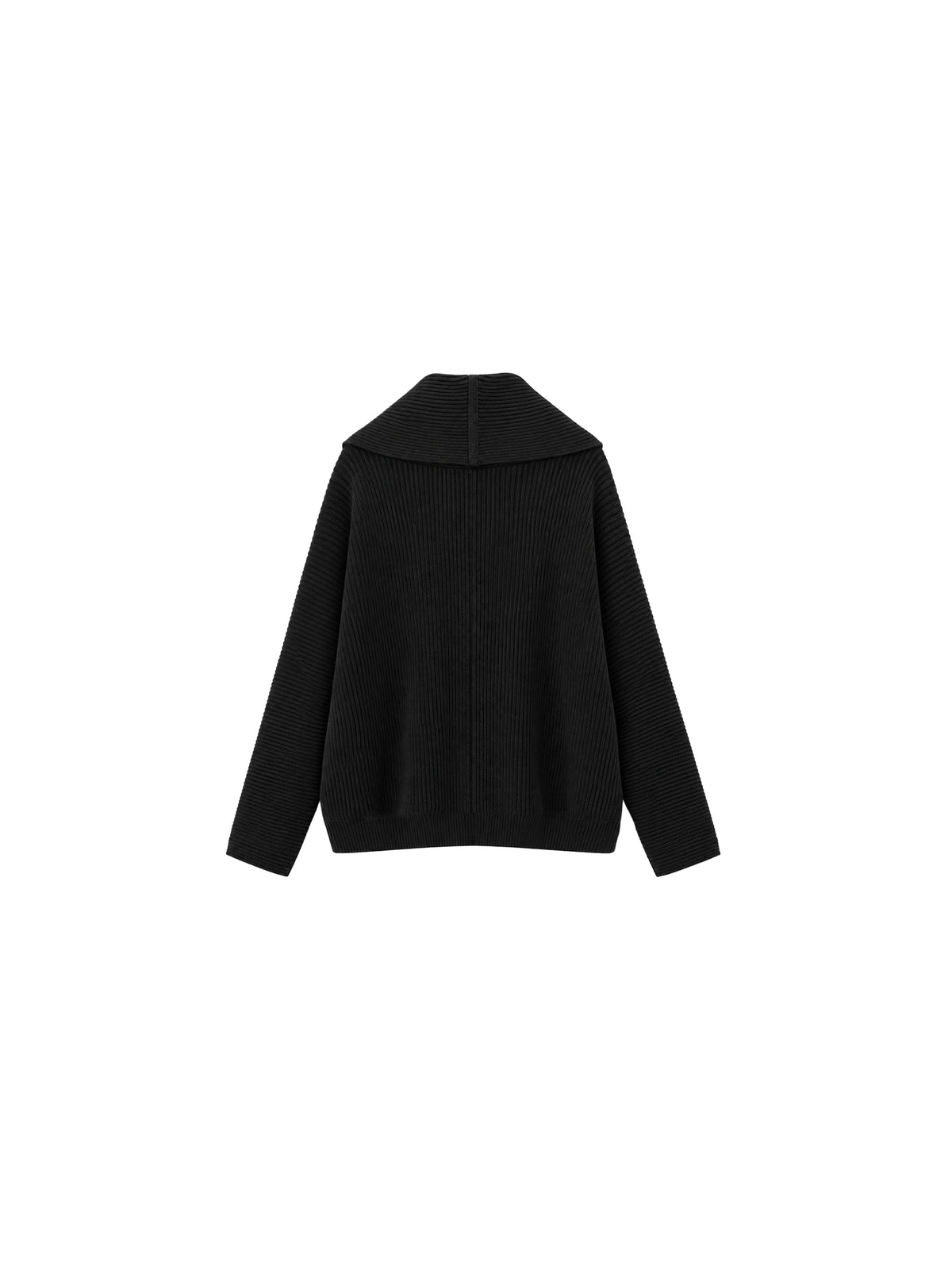 CUBIC Relaxed Ribbed Open-Front Cardigan-8