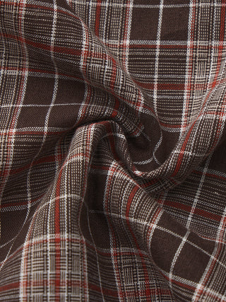 Casual Loose-Fit Plaid Shirt