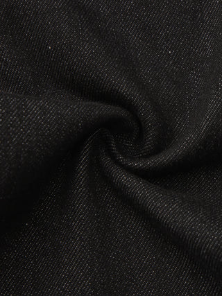 Vintage Curved Wide-Leg Trousers