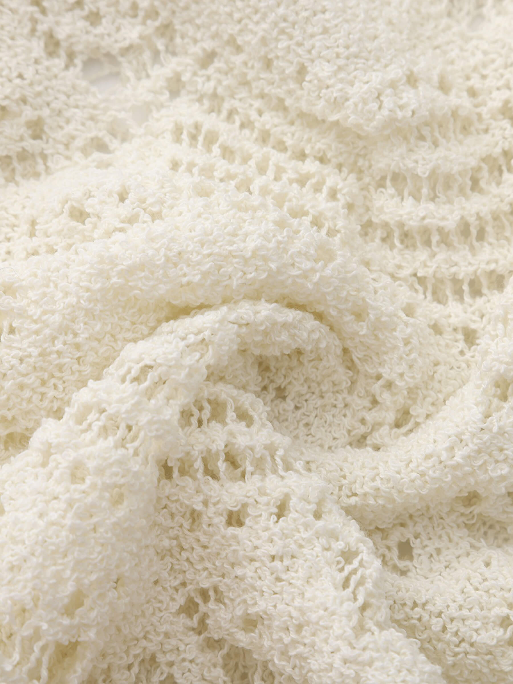 Tie Hollow-Out Knit Long Sleeve Cardigan-11