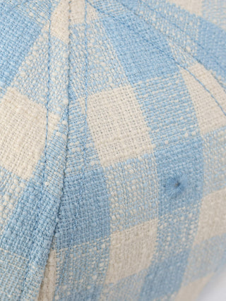 CUBIC Embroidered Plaid Pattern Cap