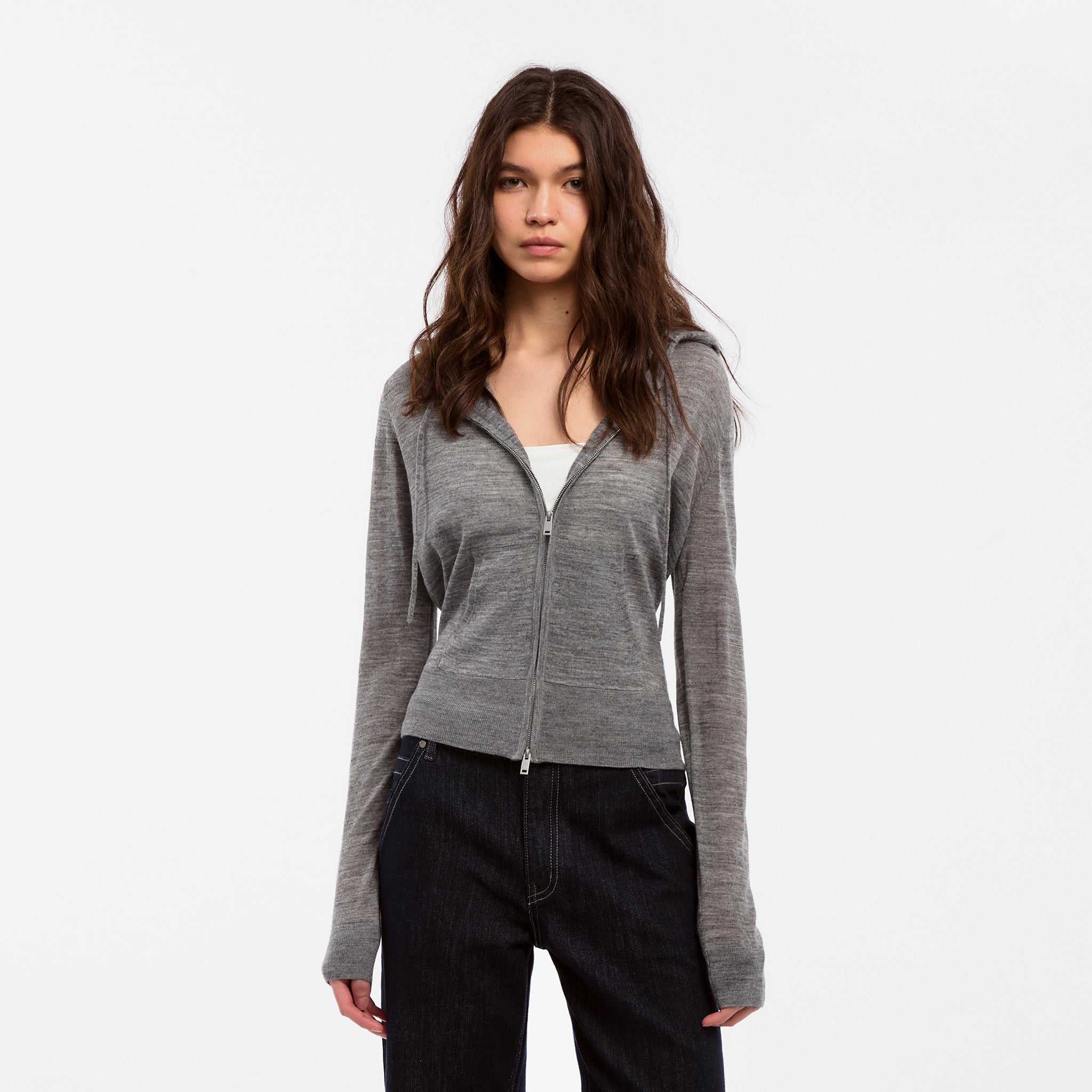 CUBIC Wool Zip-Up Hoodie-9