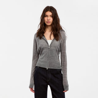 CUBIC Wool Zip-Up Hoodie