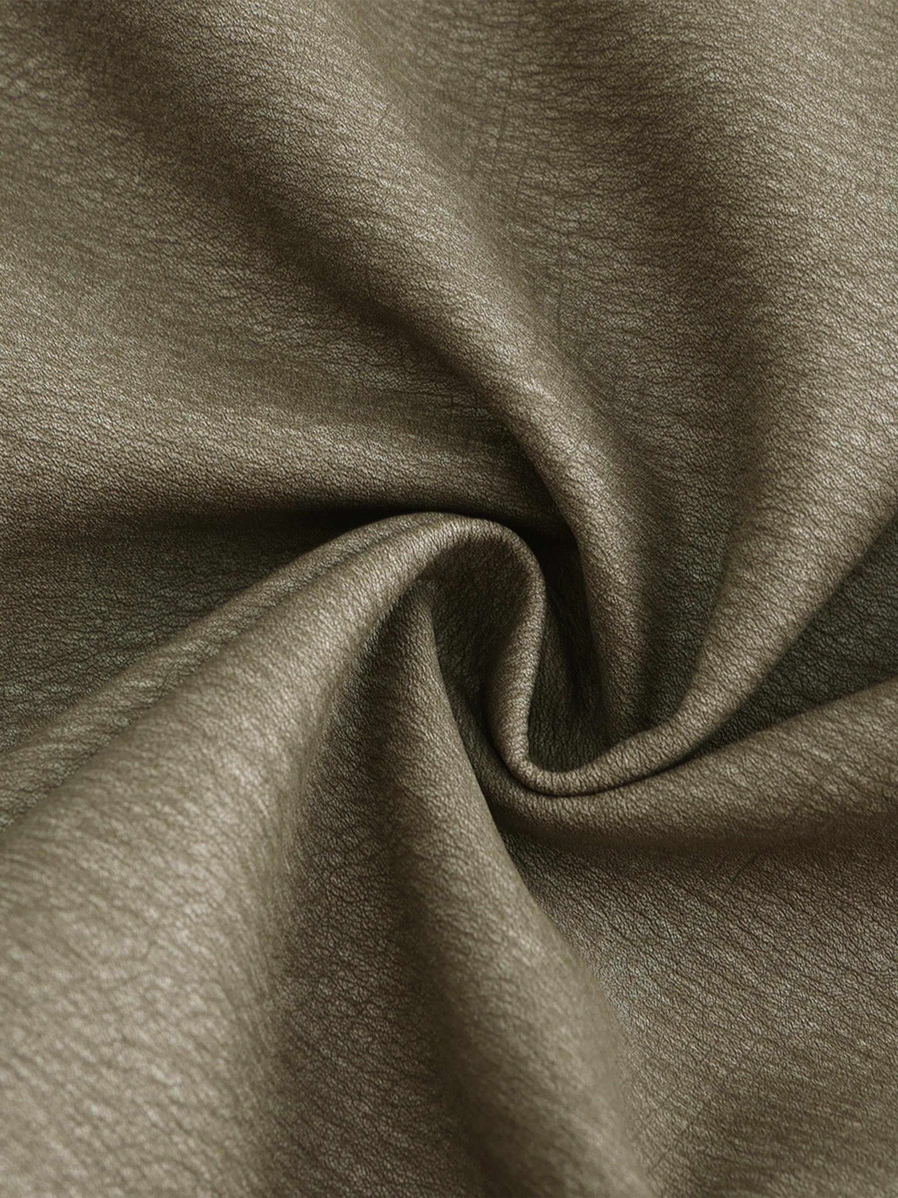 Raw Edge Pleated A-line Skirt-11