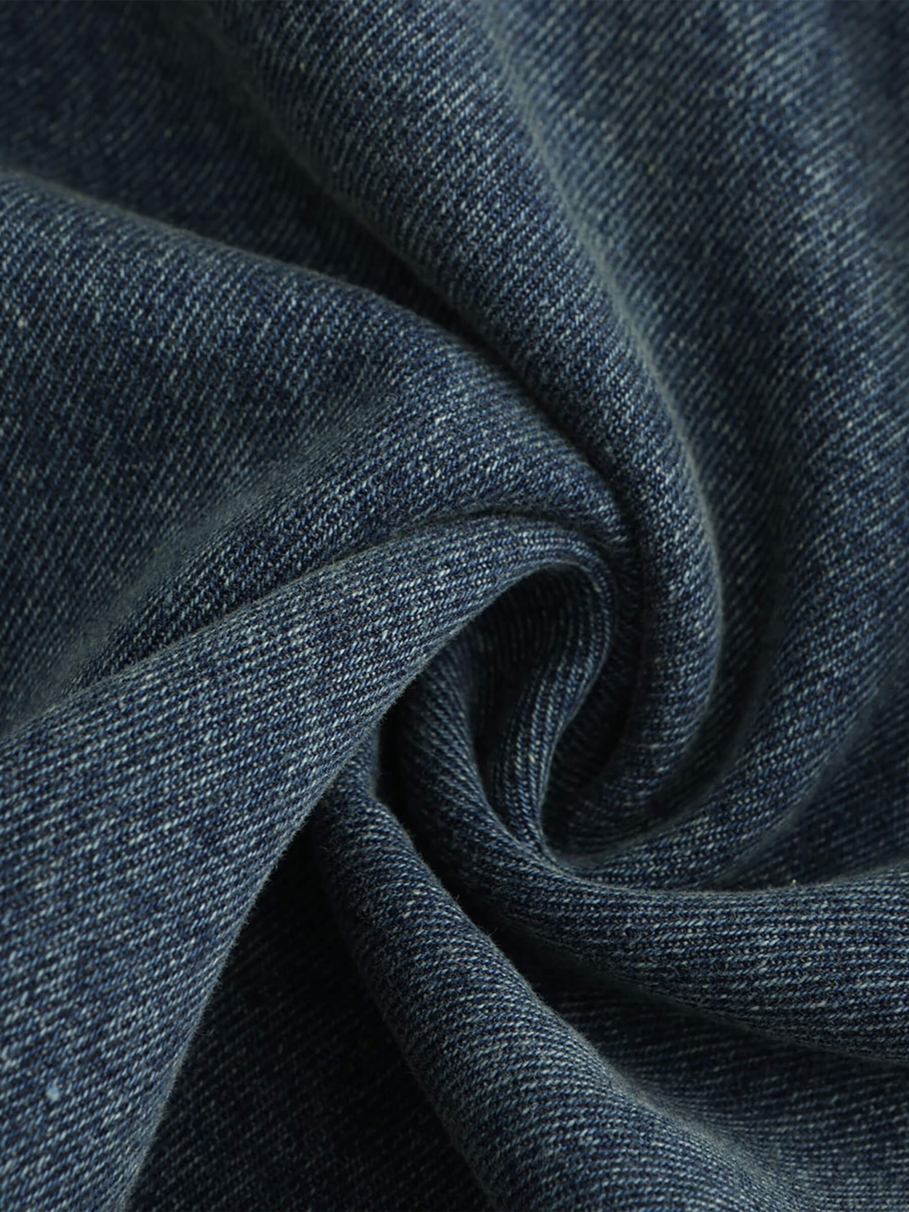 Cutaway Loose Straight Jeans-12