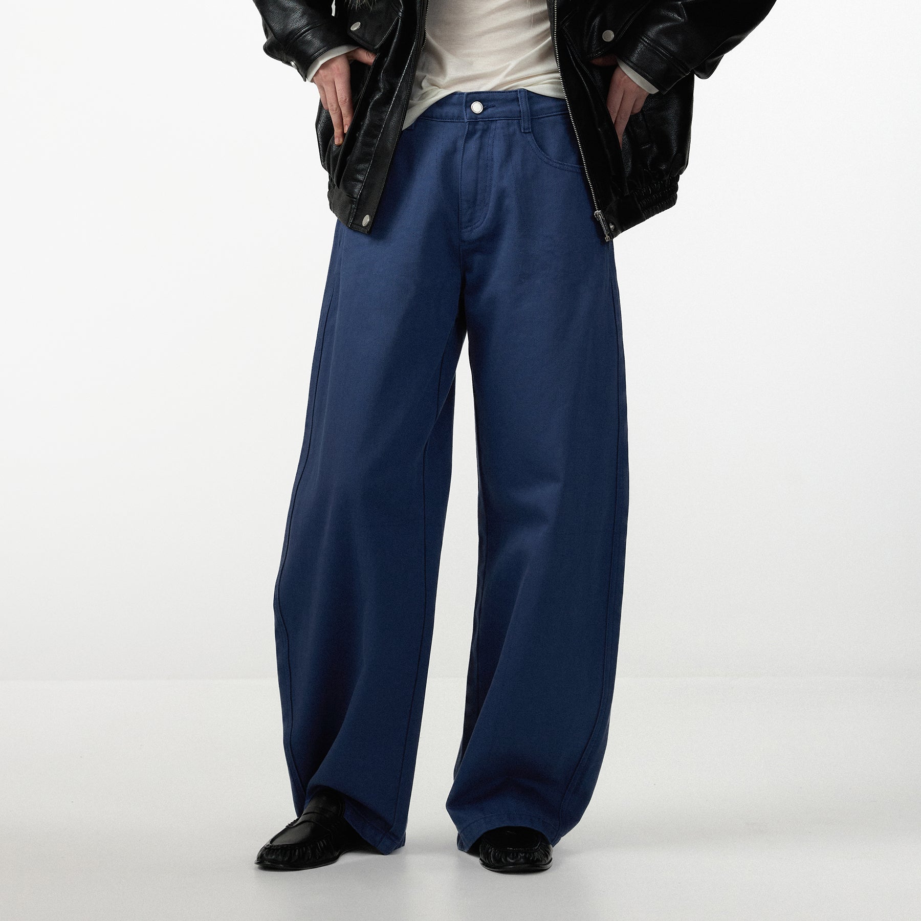 CUBIC 100% Cotton Wide Leg Trousers-9