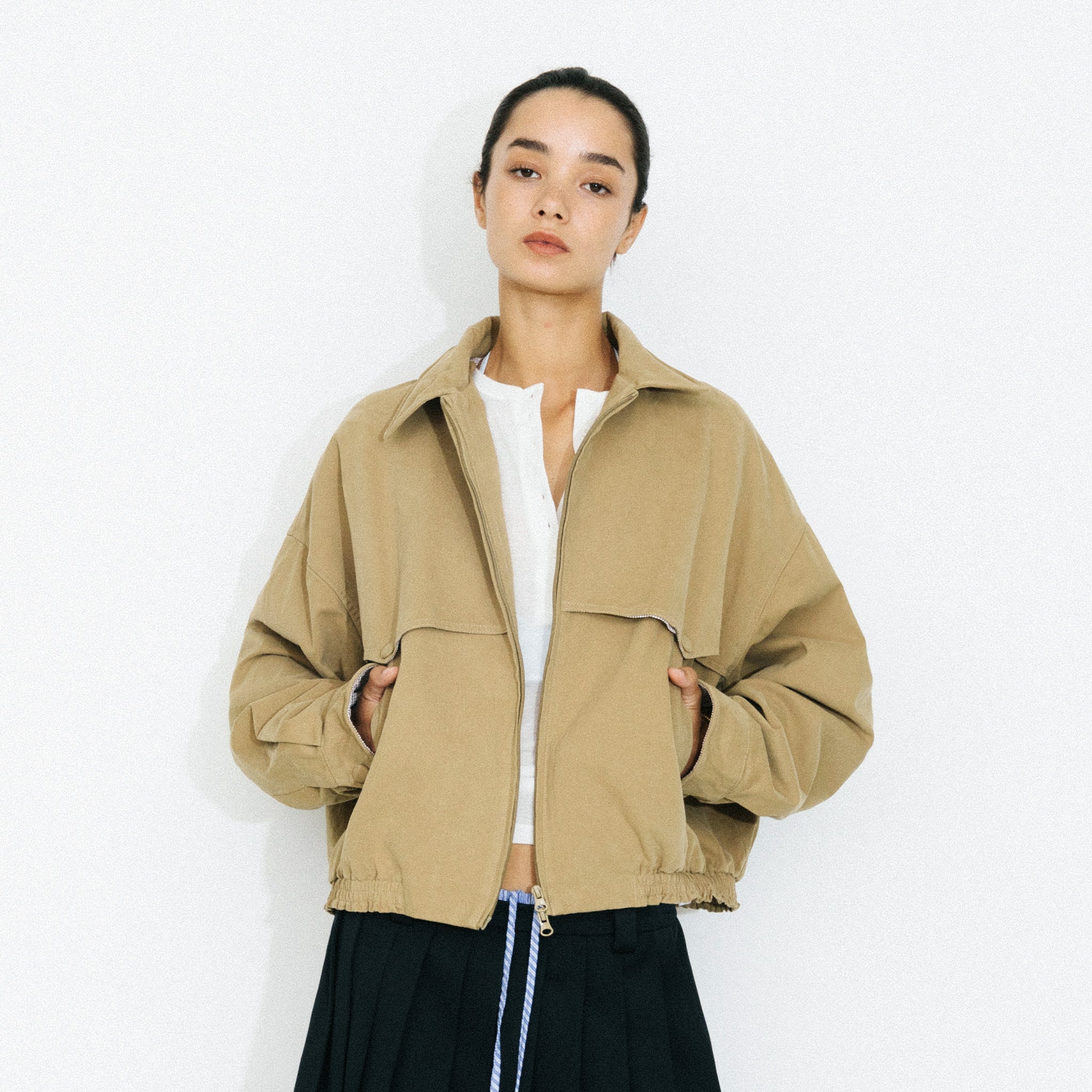 100% Cotton Mouldable Collar Casual Jacket-9