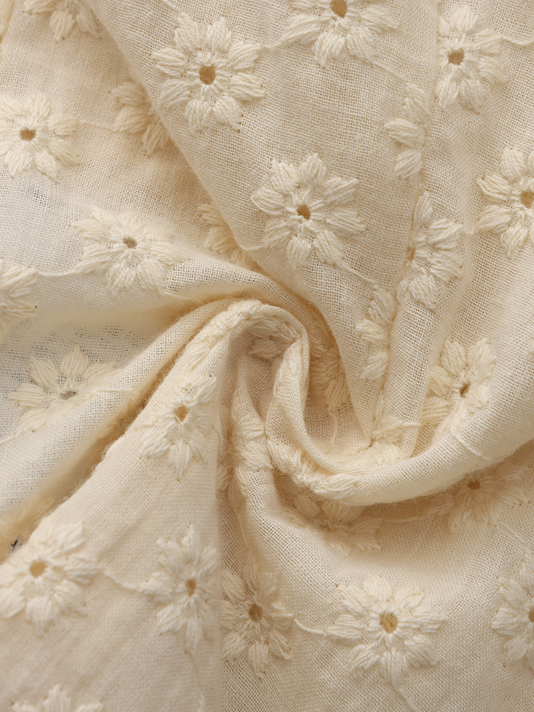 Embroidered Lace Puff Sleeve T-Shirt-10