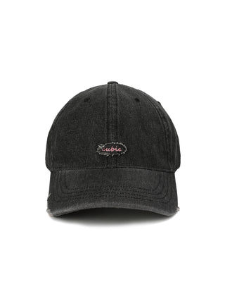 Denim Cubic Cap