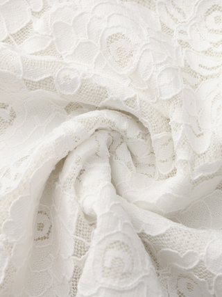 V-Neck Lace Short-Sleeve T-Shirt