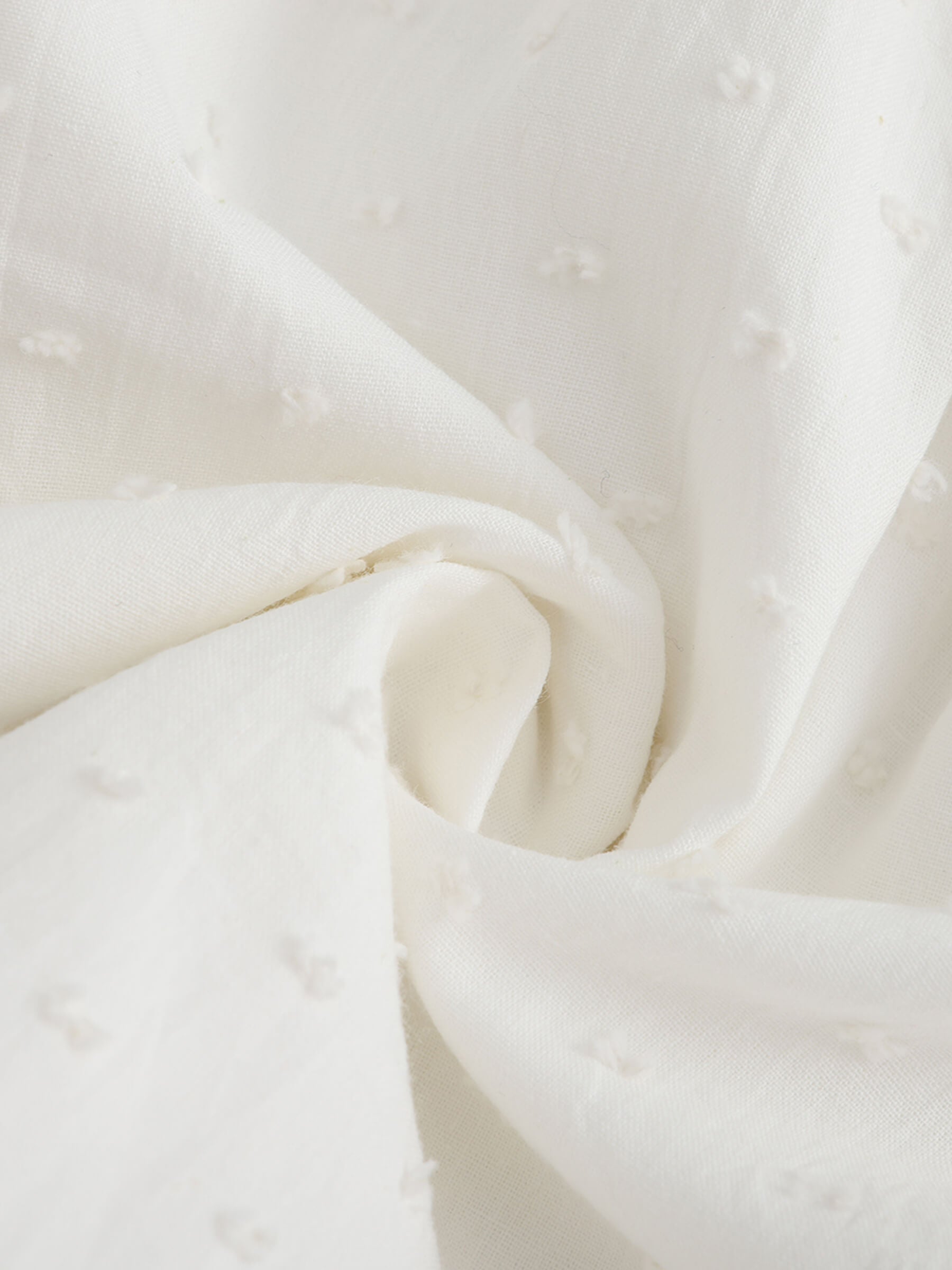 Pure Cotton Sleeveless White Dress-11