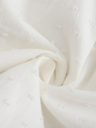 Pure Cotton Sleeveless White Dress