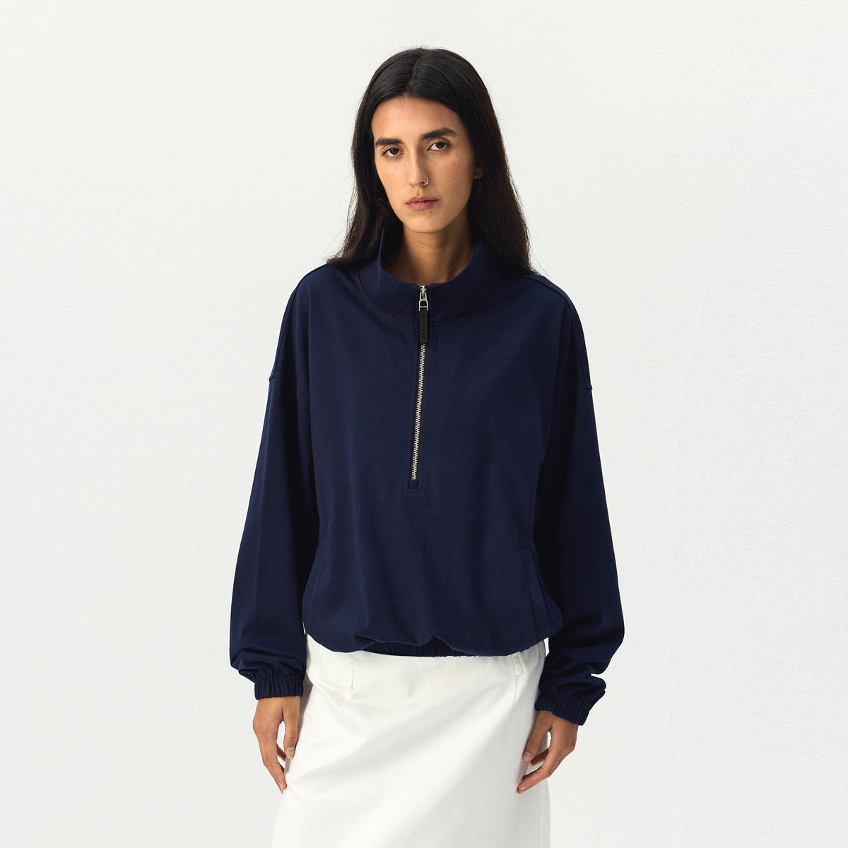 CUBIC 100% Cotton Half Zip Sweatshirt-9