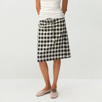 CUBIC Straight H‑line Two‑way Skirt