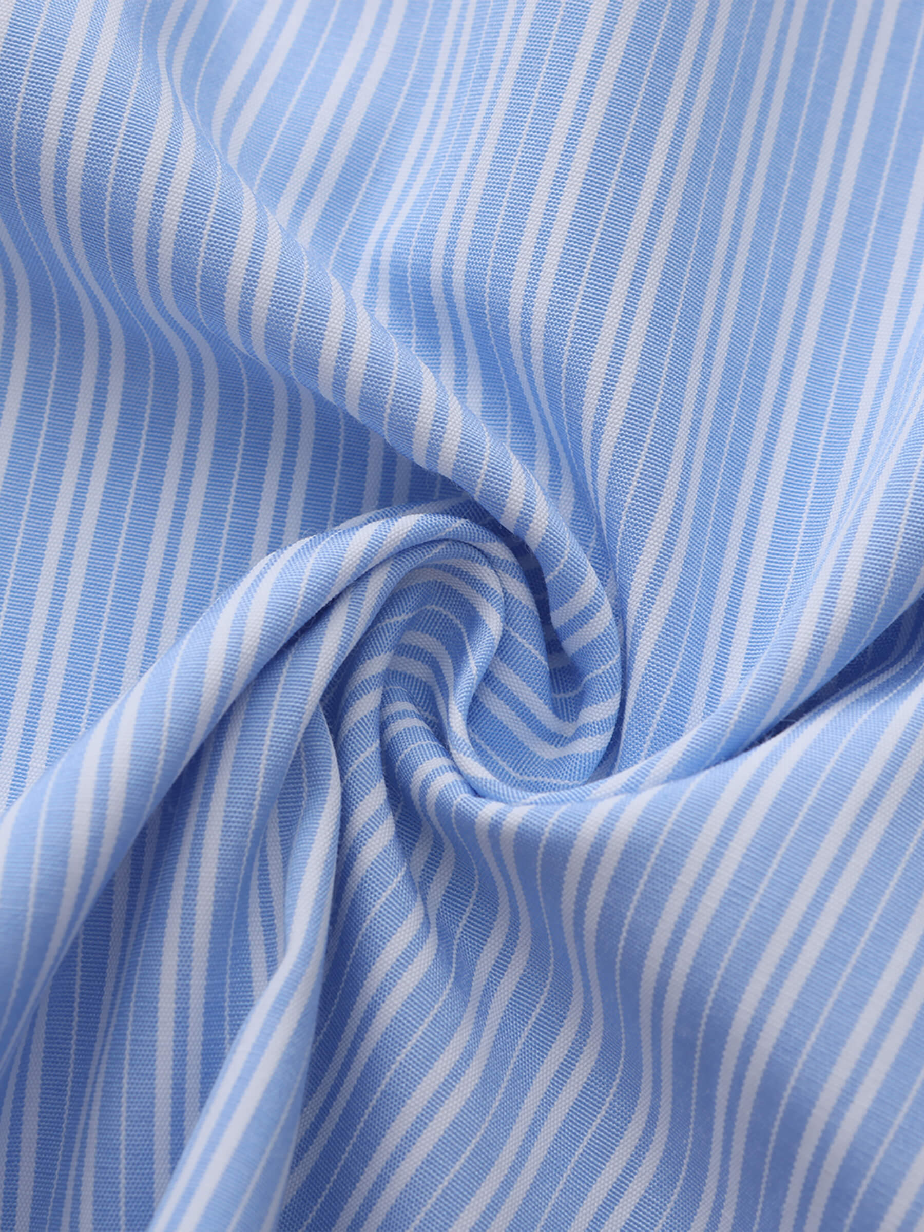 Loose Striped Shirt with Cord Embroidery-8