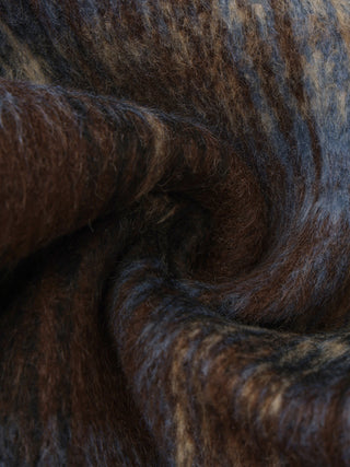 Vintage Plaid Longline Blazer Coat