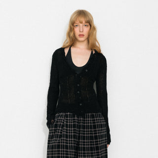 Vintage V-Neck Slim Fit Cardigan