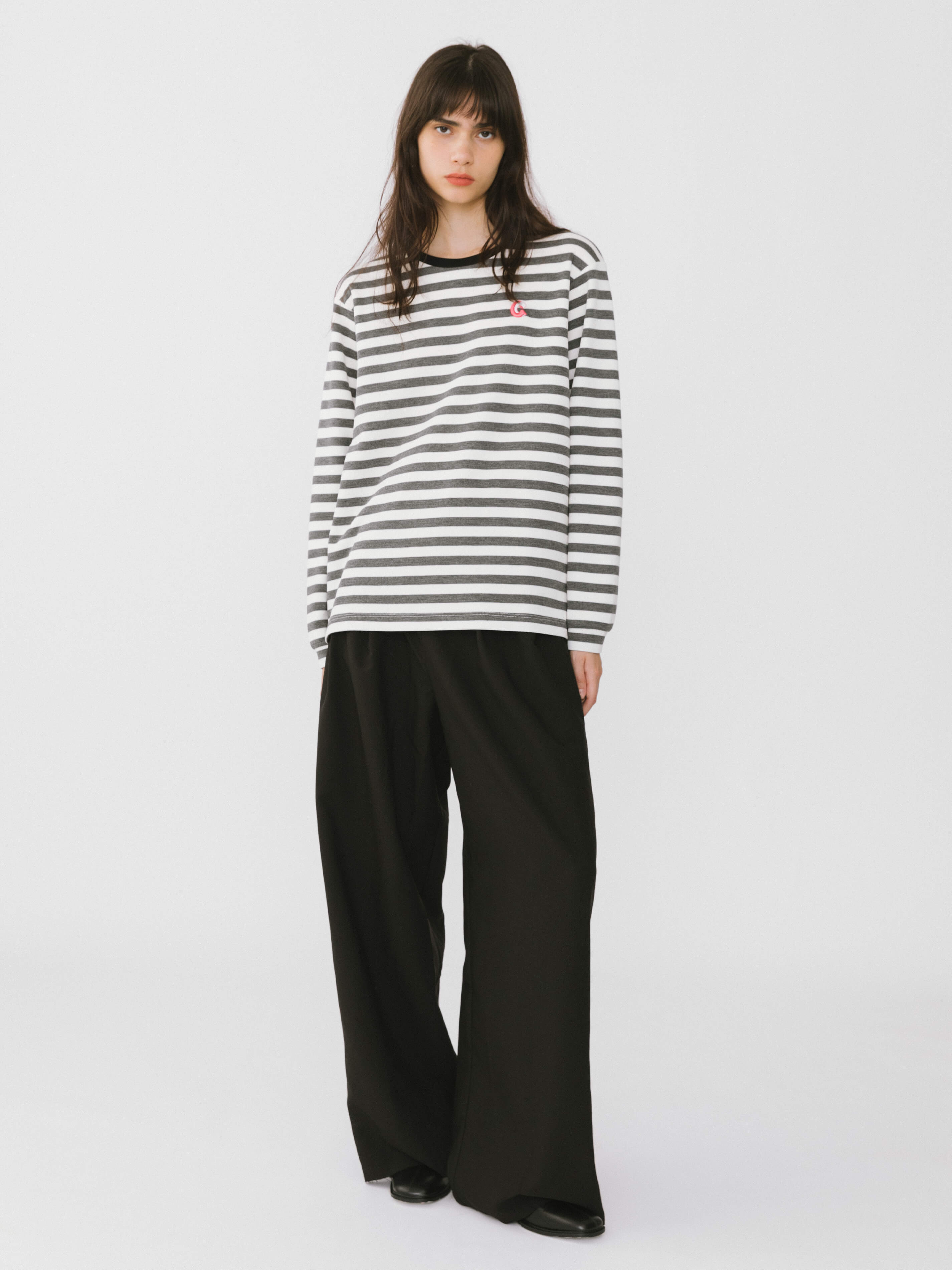 Oversized Striped Long Sleeve Top-9