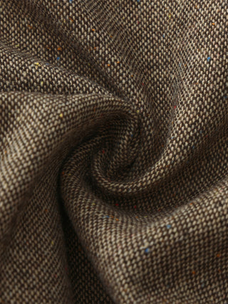 Double-Breasted Wool Blend Coat