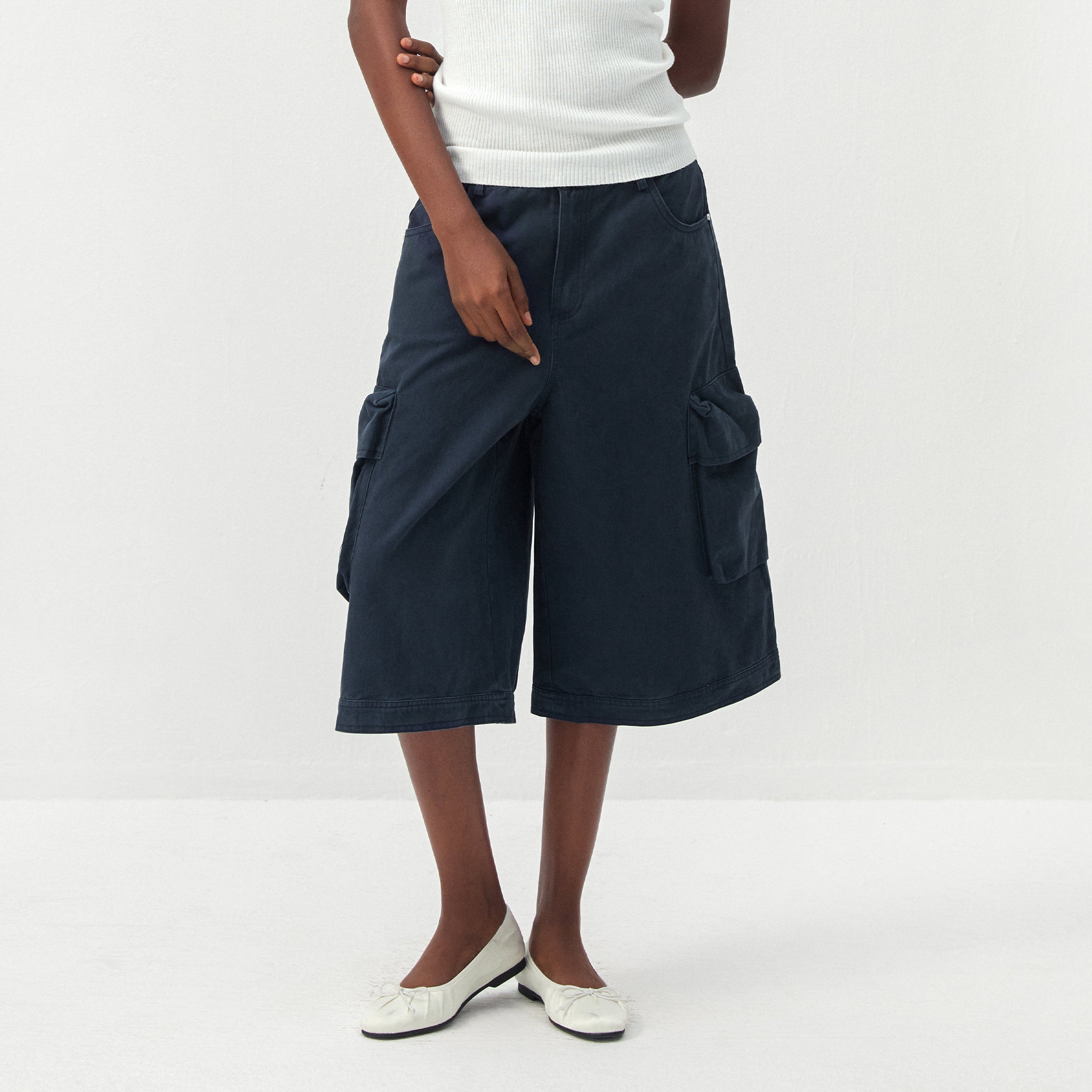 CUBIC 100% Cotton Cargo Culottes-9
