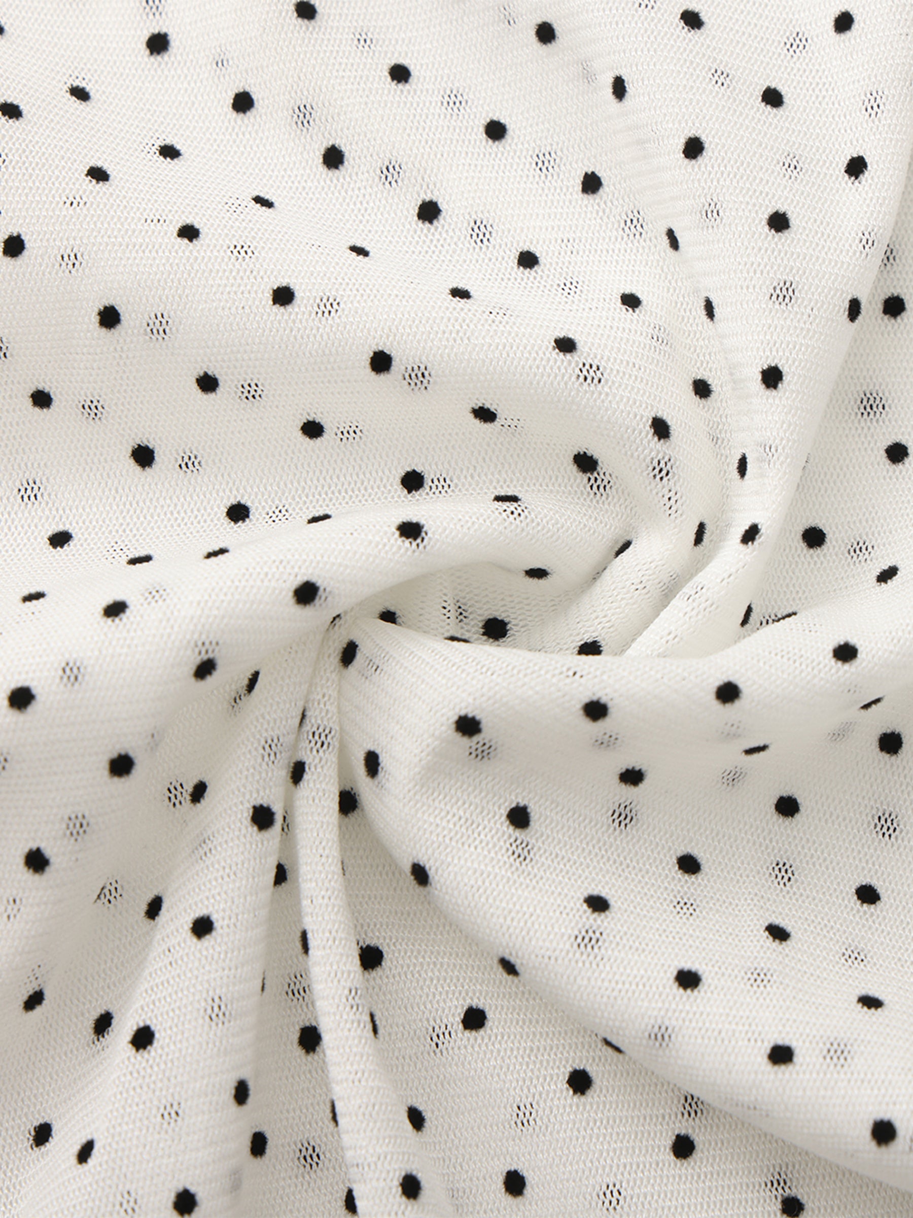 Retro Polka Dot Sheer Acetate Mesh Top-10