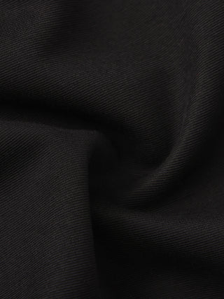 Casual Drawstring Waist Straight Pants