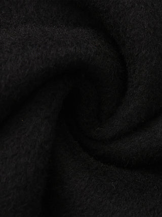 100% Wool Casual Stand-Collar Cropped Jacket