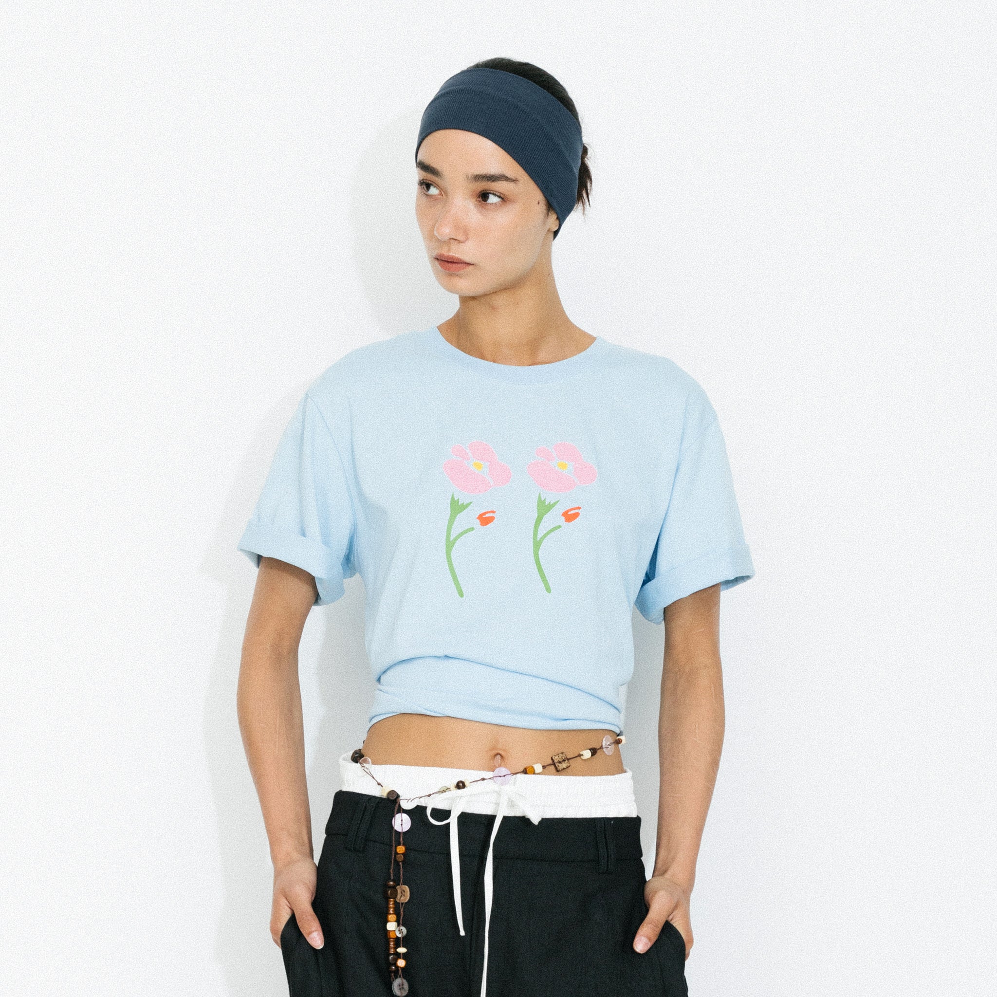Oversized Flowers T-shirt-9
