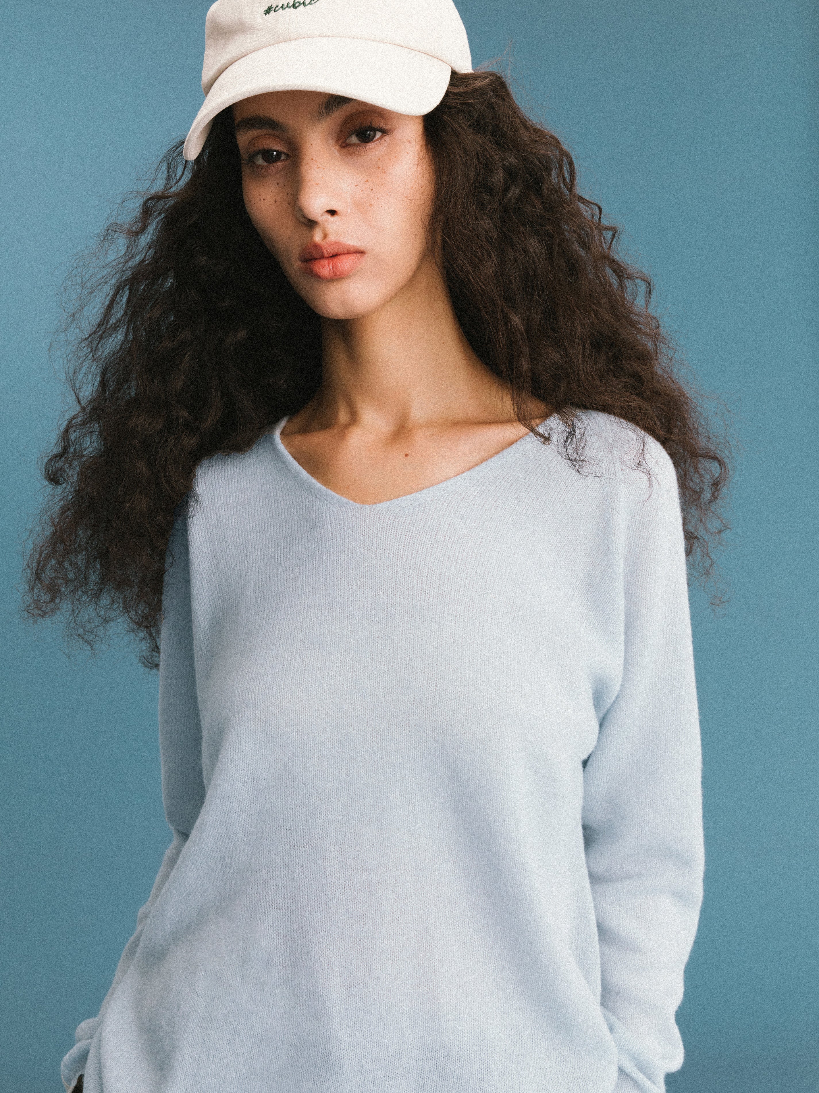 ONE BY CUBIC Boxy 100% Sheep Wool Knitwear Jumper-9