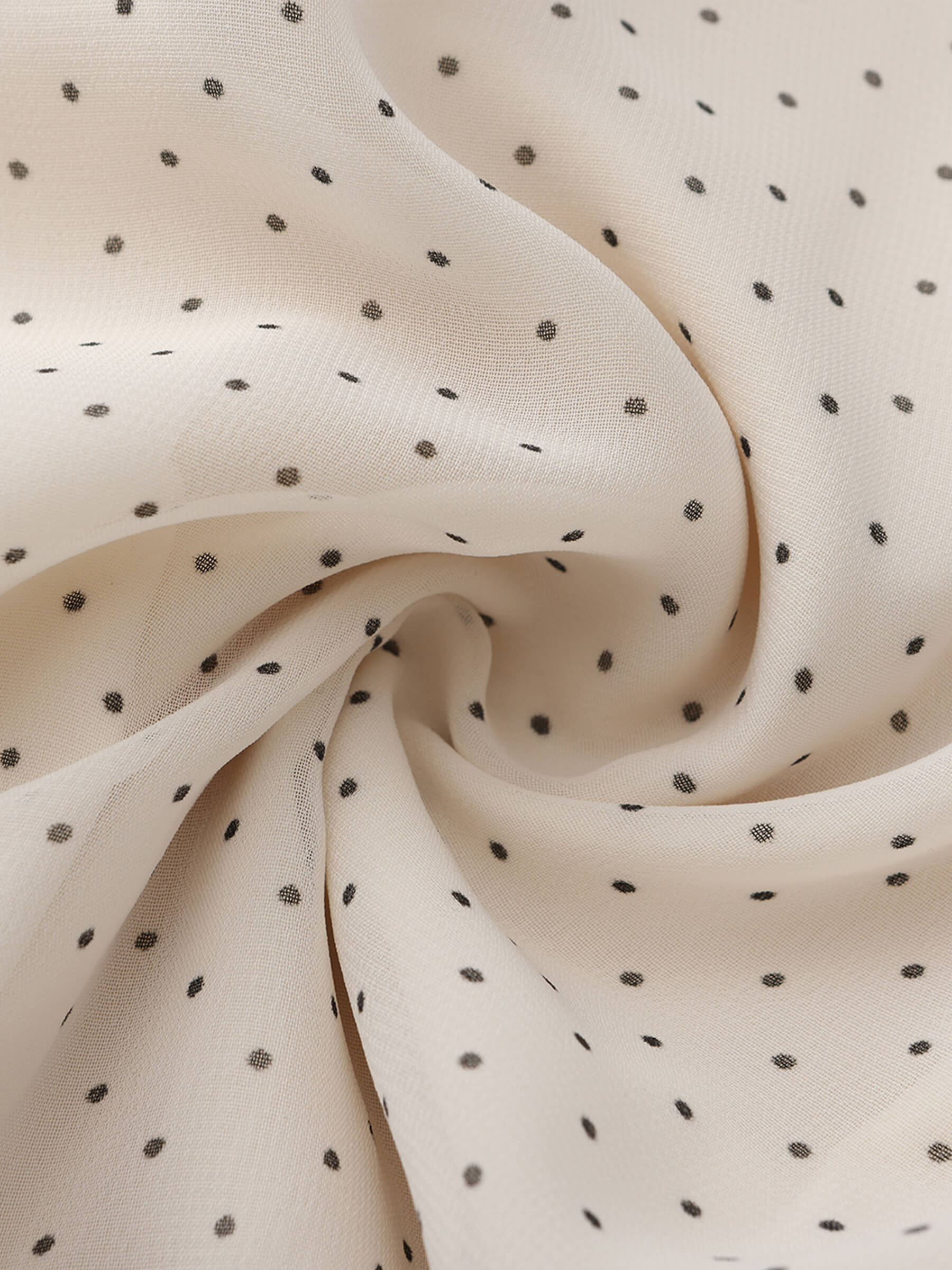 Irregular Ruffled Polka Dot Sling Skirt-11