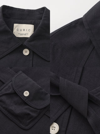 CUBIC Lyocell Classic Long Trench Coat