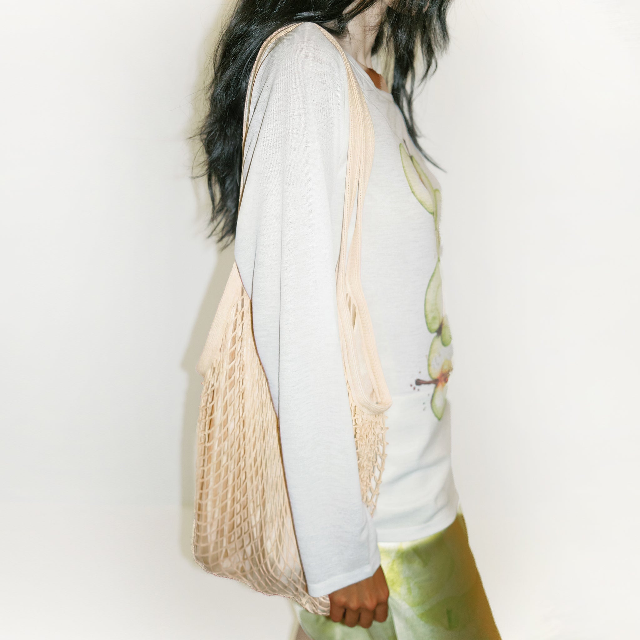 CUBIC 100% Cotton Mesh Tote Bag-8