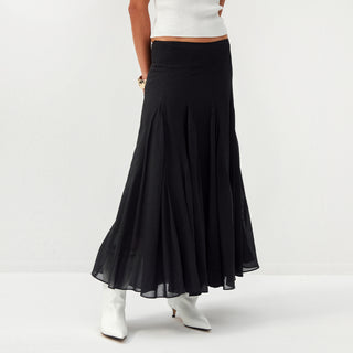 CUBIC Lyocell Flowy Midi Skirt