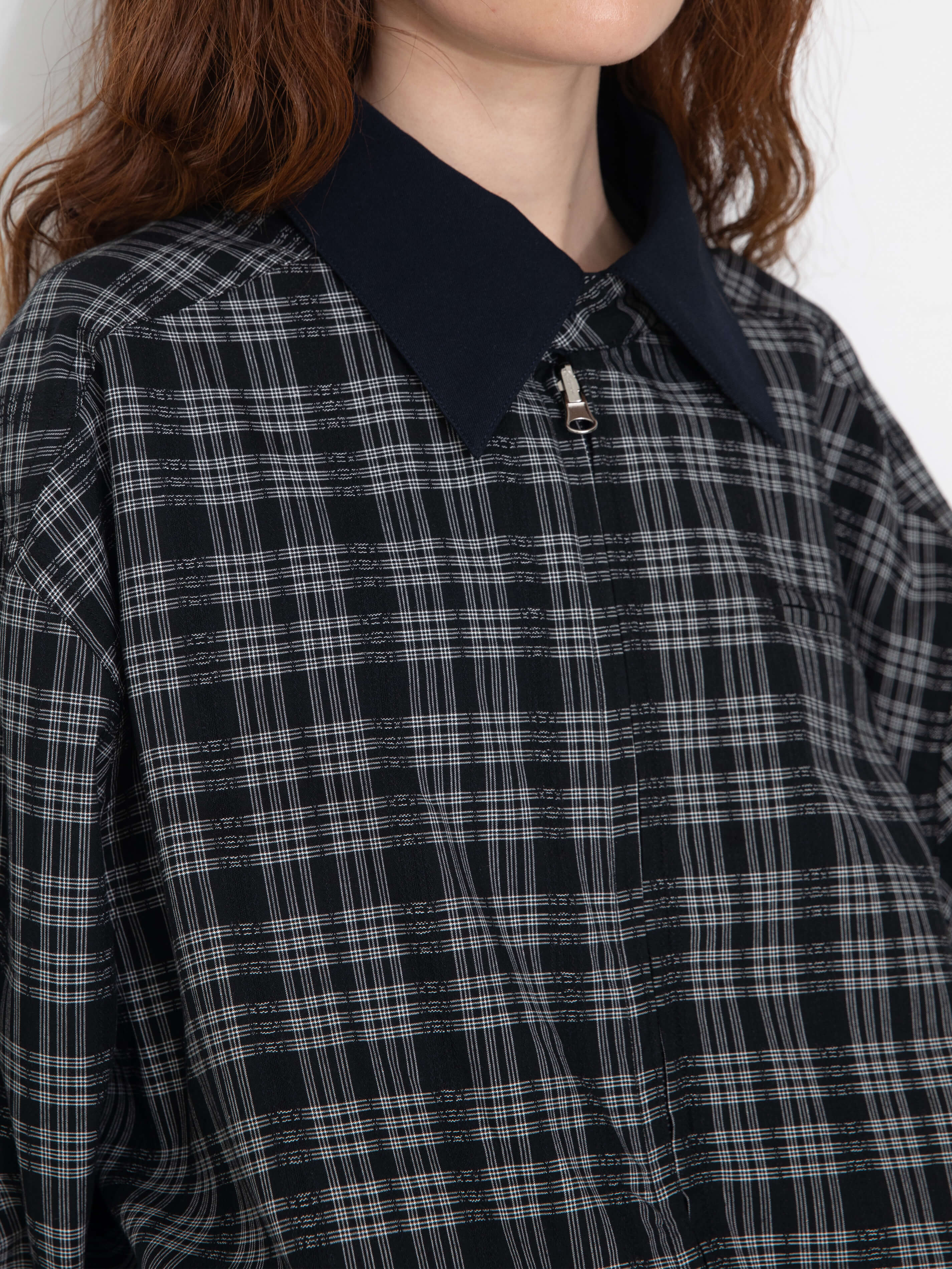 Reversible Jacket with Color-Block Collar-10