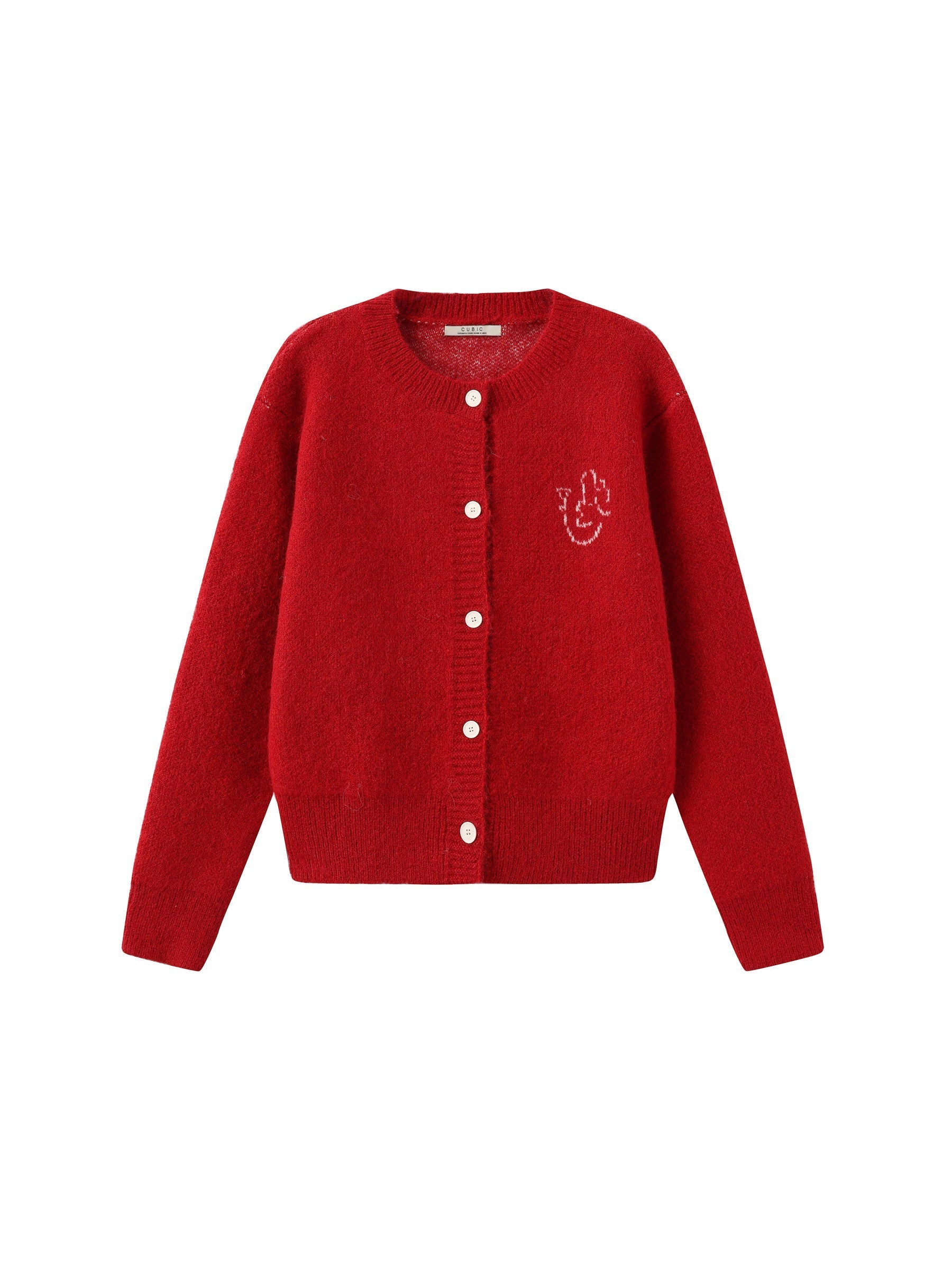 "CUBIC WINE CLUB" Cardigan-9