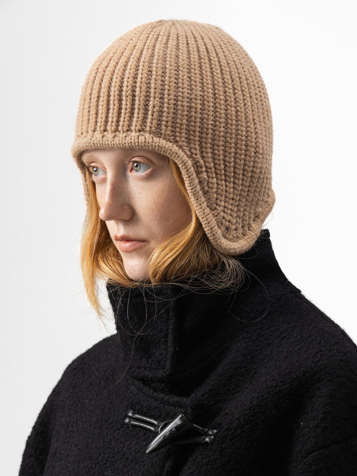 CUBIC Convertible Ribbed Knit Aviator Hat-9