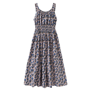 High Waist Floral Sling Dress