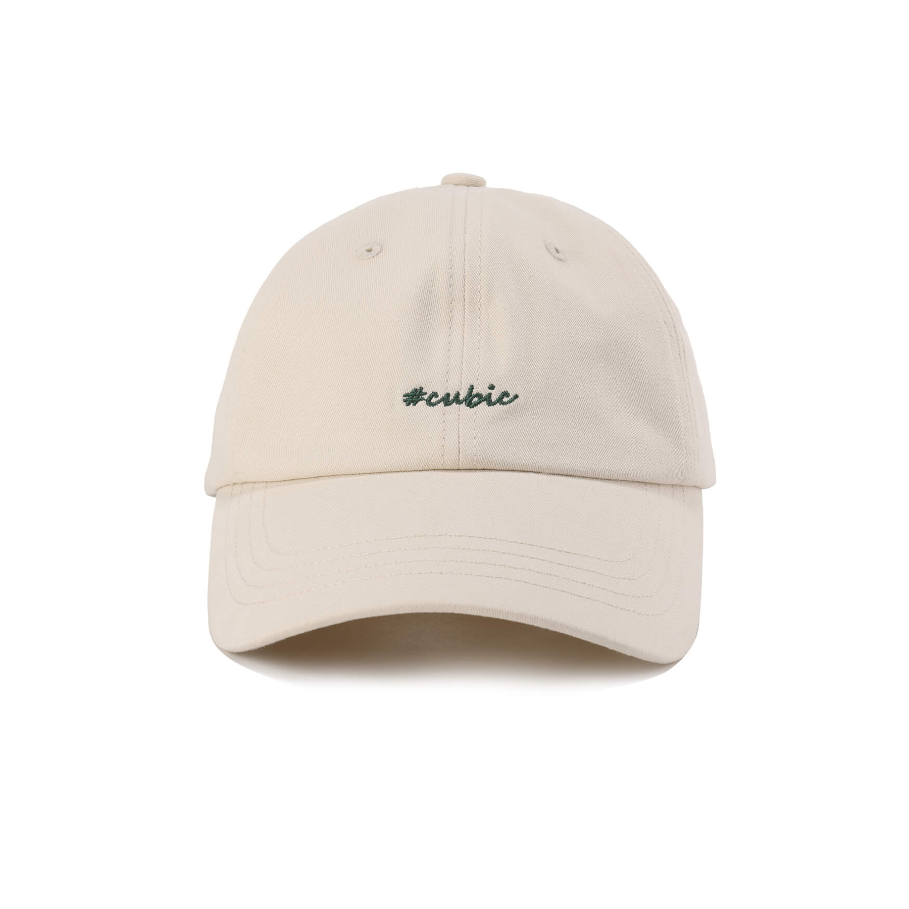 CUBIC Embroidered Solid Color Baseball Cap-15