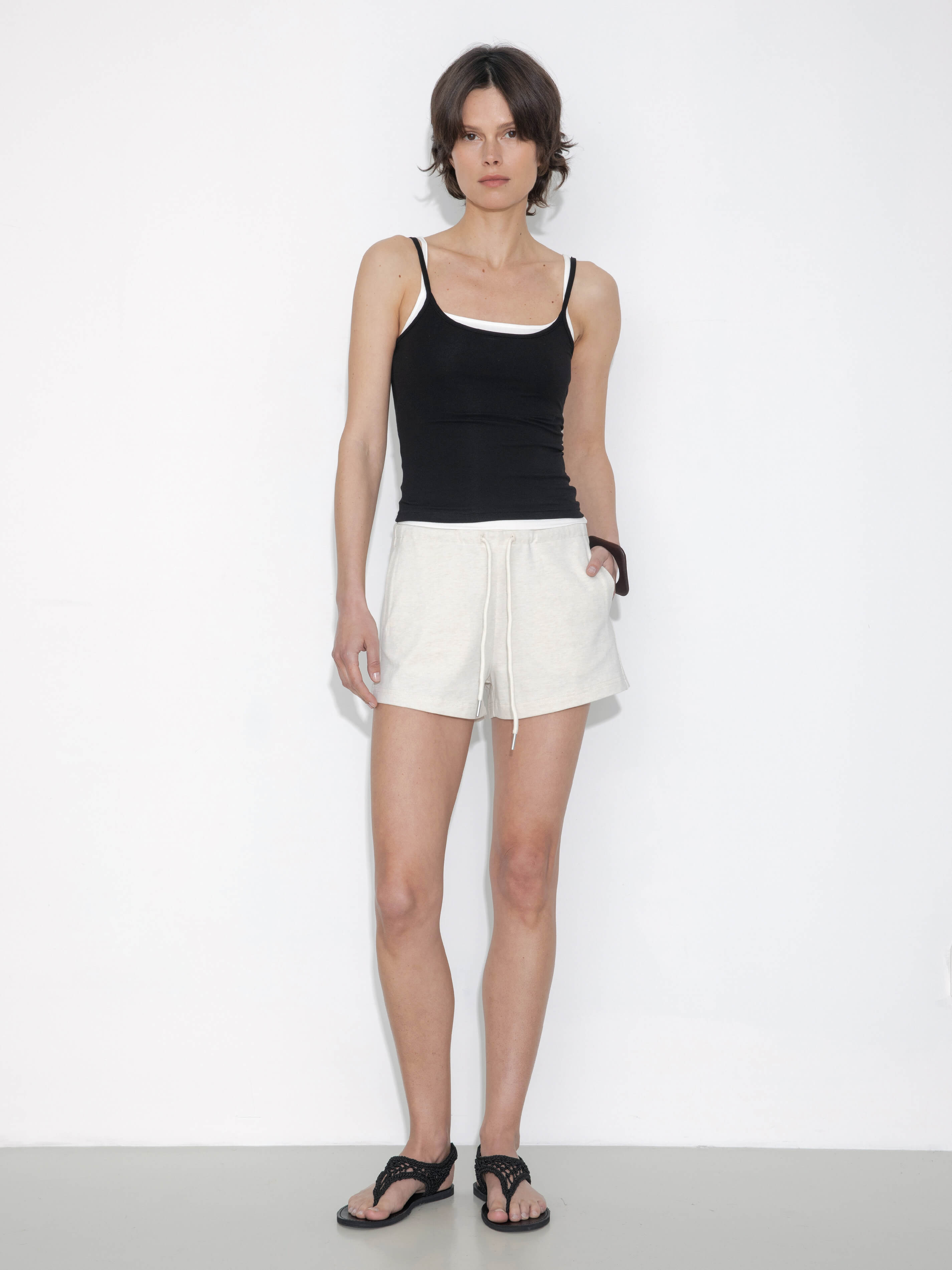 C by CUBIC Ultra-Short Cotton Casual Shorts-7